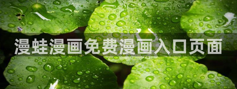 腐漫画旧版：漫蛙漫画免费漫画入口页面